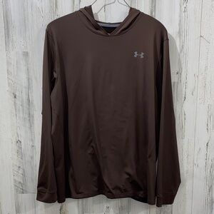 0912 Under Armour Chocolate Brown Hoodie